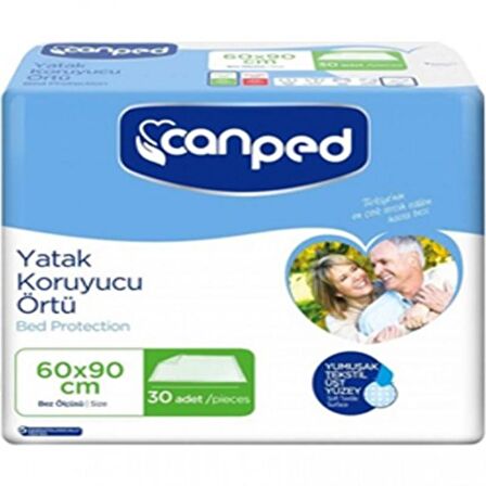 CANPED YATAK KORUYUCU 60X90 30 ADET-4 LÜ PAKET 120 ADET