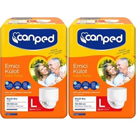 CANPED EMICI KULOT LARGE 30LU X 2 PAKET 60 ADET