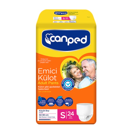 Canped Emici Külot Küçük Boy Small 24 lü