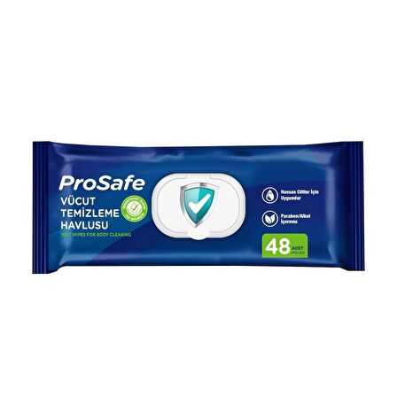 Prosafe Vücut Temizleme Havlusu 48 Yapraklı -12 Paket