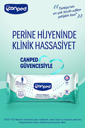 CANPED PERINE TEMIZLIK HAVLUSU 50 Lİ