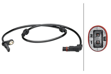 Mercedes Abs Sensoru On Glk-Class X204 08>15 C-Class W204 07>14 - Hella 6pu012679-351