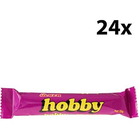 Ülker Hobby Fındıklı Çikolata 25 Gr - 24'lü