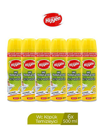 KORUMA HİJYEN WC TEMİZLEYİCİ AKTİF KÖPÜK 500 ML x 6 ADET