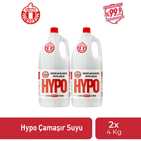 HYPO ÇAMAŞIR SUYU  4 KG x 2 ADET