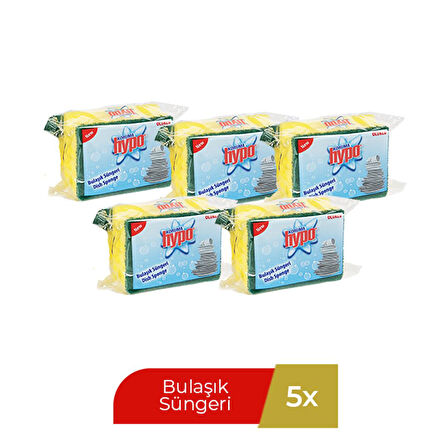 HYPO BULAŞIK SÜNGERİ  X 5 PAKET