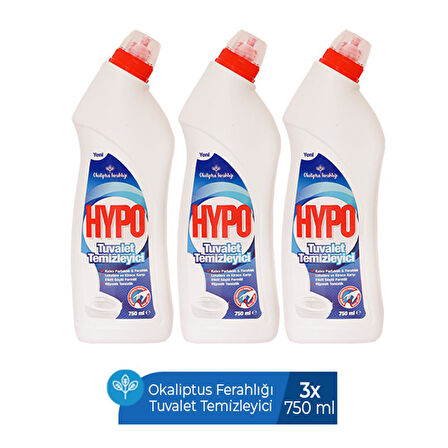 HYPO TUVALET TEMİZLEYİCİ OKALİPTUS X 3 ADET