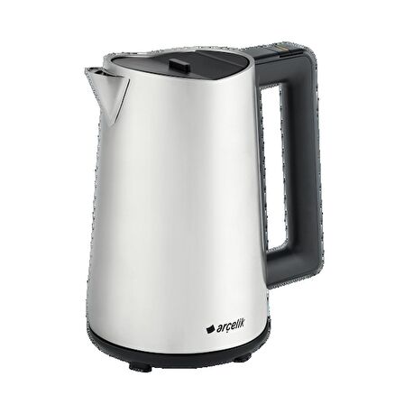 Arçelik K 8570 Eternity Elektrikli 2400 Watt 1,7 Litre (lt) Su ısıtıcı Kettle Kireç Filtreli Paslanmaz Çelik Gövde inox
