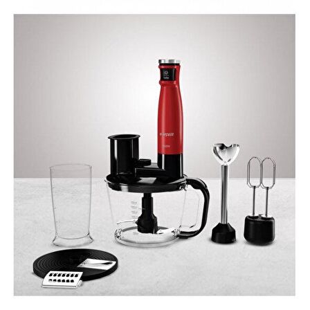 Arçelik RHB 6050 K Resital Kırmızı 1500 W Blender Set