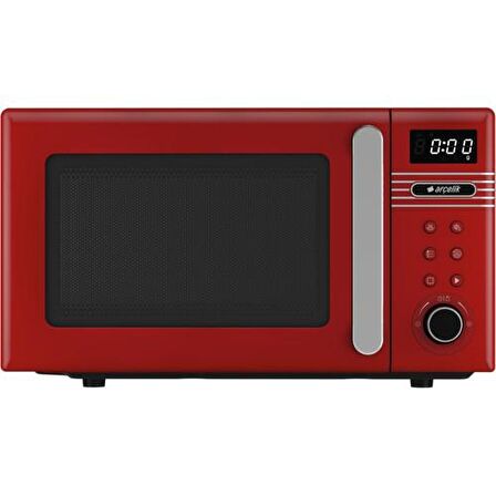 Arçelik Md 220 K Vintage 20 Lt Kırmızı Mikrodalga Fırın