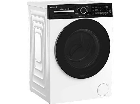 GRUNDIG GPWM 104855 A Enerji Sınıfı 10kg 1400 Devir Çamaşır Makinesi Beyaz