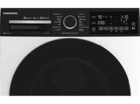 GRUNDIG GPWM 104855 A Enerji Sınıfı 10kg 1400 Devir Çamaşır Makinesi Beyaz