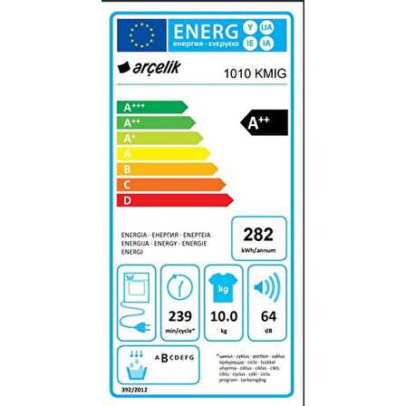 Arçelik 1010 KMIG 10 kg Çamaşır Kurutma Makinesi