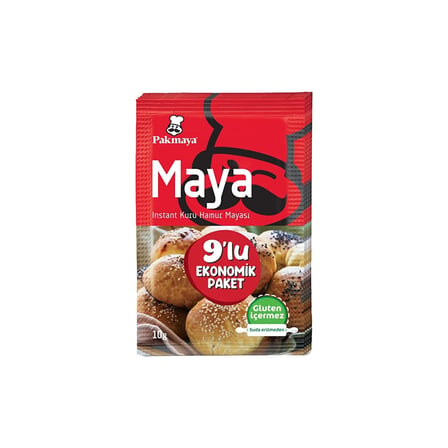 Pakmaya Kabartma Tozu - Vanilya - Instant Maya 12 li Karma Paket