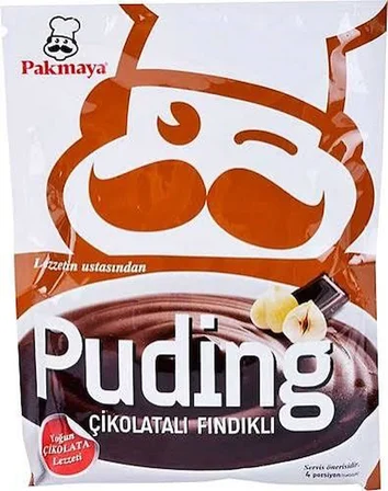 Pakmaya Puding Çikolatalı-Fındıklı 125 gr x 6 Adet