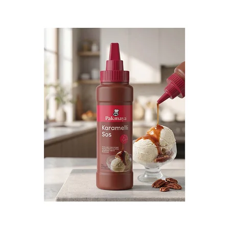 Pakmaya Sıvı Tatlı-Pasta-Dondurma Sosu 300 ml Çikolata ve Karamelli 2 li Set