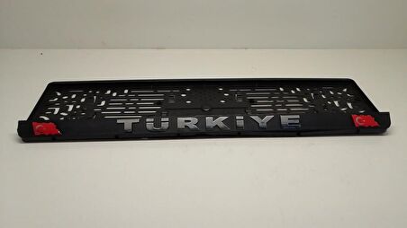 PLAKA ALTLIĞI PLASTİK TÜRKİYE YAZILI BAYRAKLI 1 ADET