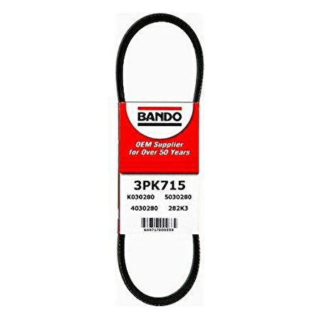 BANDO 3PK715 KANALLI KAYIŞ R19 MEGANE CLİO