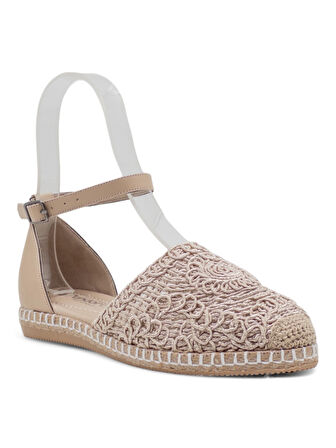 PANDORA MODA Y25.82.221 KADIN HASIR SANDALET KREM