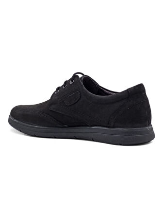 ZAÇ 5090 SÜET BAĞCIKLI SPOR MODEL ERKEK AYAKKABI SİYAH