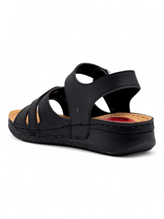 SERRA 1720 KADIN SANDALET SİYAH