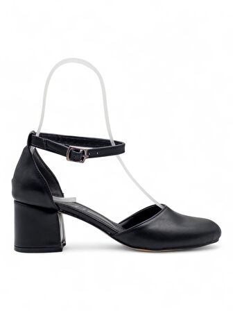 BERK KARNIYARIK KALIN TOPUKLU ABİYE SİYAH