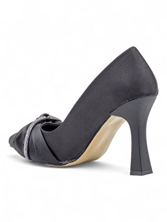 BİRCAN 08 TAŞLI SATEN KADIN STİLETTO