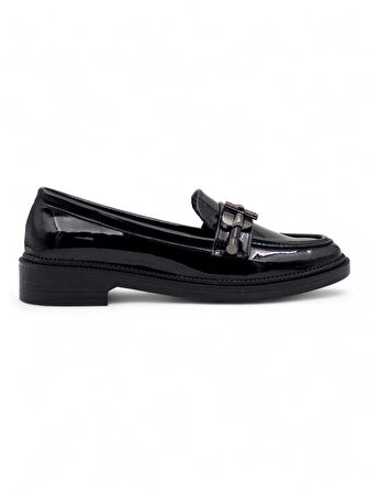 TRENDY 0701 TOKA DETAYLI RUGAN KADIN LOAFER