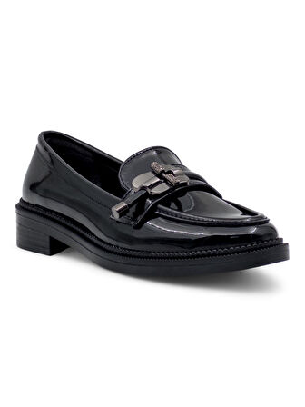 TRENDY 0701 TOKA DETAYLI RUGAN KADIN LOAFER