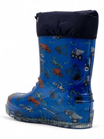 Emek İçi Yünlü Su Geçirmez Çocuk Yağmur Çizmesi