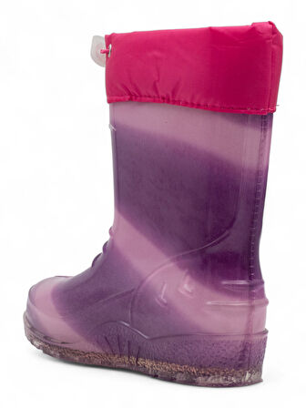 Emek İçi Yünlü Su Geçirmez Çocuk Yağmur Çizmesi