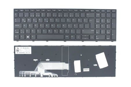 HP Probook 450 G5, 455 G5, 470 G5 Notebook Klavyesi (Siyah TR) / KL0333