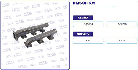 Volvo Truck Egzoz Manıfoldu Takım E.m Volvo Truck Fh16 - Demosan 01-579