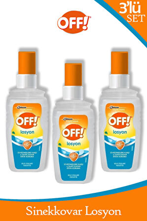 Off! Sinekkovar Losyon 100 ml x 3 Adet