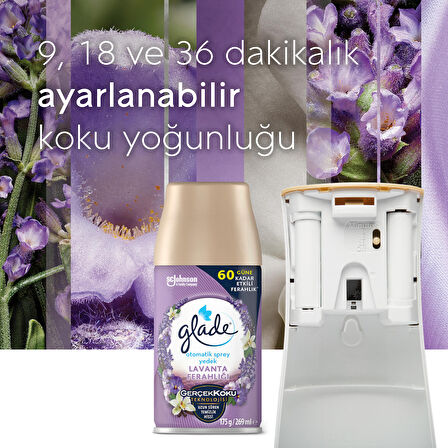 Otomatik Sprey Yedek, 2'li Paket, Lavanta Ferahlığı, 269ml (2 Yedek)