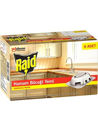 Raid Hamam Böceği Yemi 6 Adet