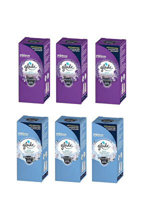 Banyo Hava Tazeleyici Yedek Temiz Çarşaf Ferahlığı 10 Ml 3 Adet+lavanta Ferahlığı 10 Ml 3 Adet
