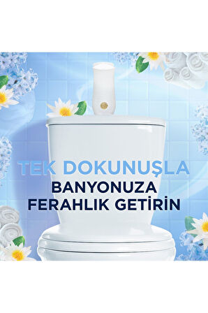 Elektrikli Oda Kokusu Kit Temiz Çarşaf + Banyo Hava Tazeleyici & Yedek Temiz Çarşaf + Lavanta 10ml