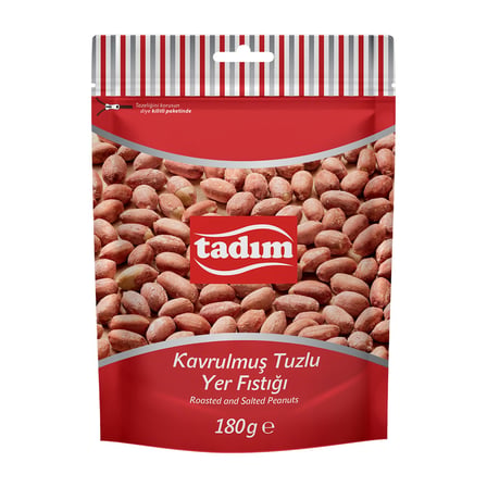 Tadım Tuzlu Yer Fıstığı 180 Gr 4 lü