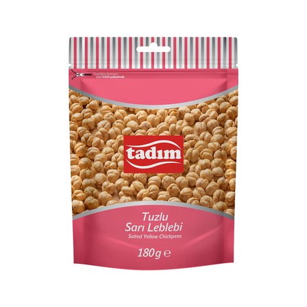 Tadım Kavrulmuş Tuzlu Sarı Leblebi 180 Gr 4 Lü