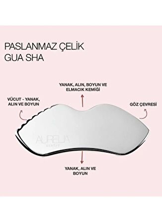 Aurelia Geneve Paslanmaz Çelik Gua Sha