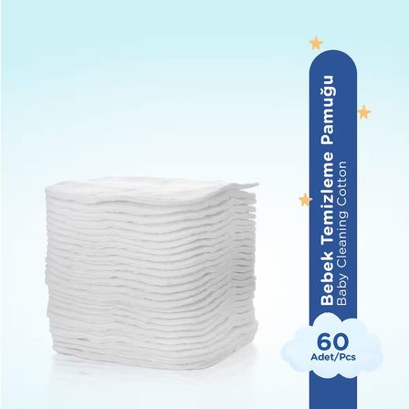 Bebek Temizleme Pamuğu 60'lı