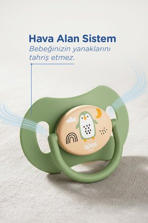 Wee Baby Duo Simetrik Uçlu Silikon Emzik 6-18 Ay