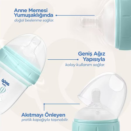 Nanninom Antikolik Geniş Ağızlı Biberon 150 ml 0-6 Ay