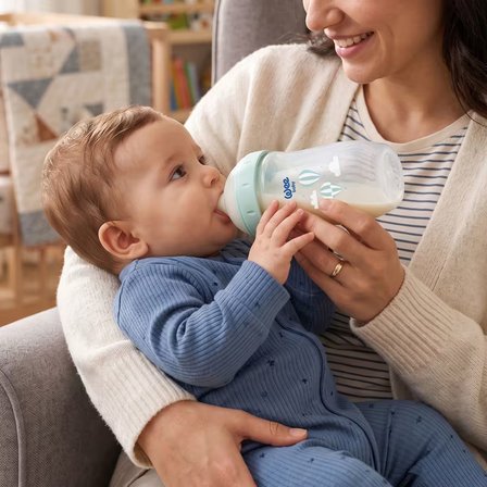 Wee Baby Nanninom Antikolik Geniş Ağızlı Biberon 250 ml 0-6 Ay