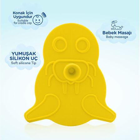 Wee Baby Saç ve Masaj Tarağı - Sarı