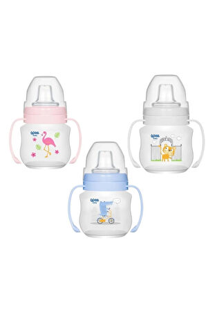 Akıtmaz Kulplu Pp Antikolik Bardak 125 Ml - Mavi