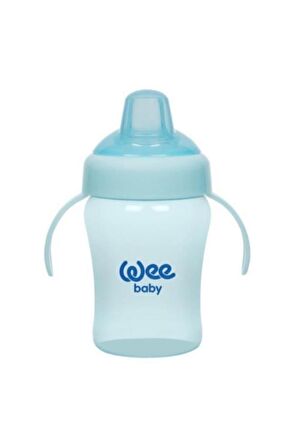 Wee Baby Colorful Akıtmaz Kulplu Bardak Mavi 240 ml 775