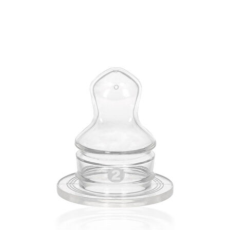 Wee Baby Damaklı Silikon Biberon Emziği Normal Akış No:2