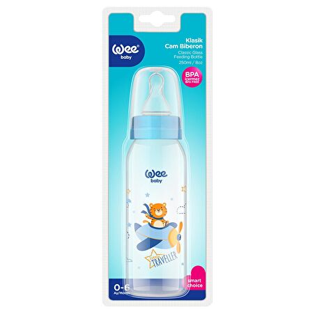  Wee Baby Klasik Cam Biberon 250 ml  0-6 Ay 